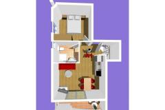 Appartementen Podest - Baška Voda Appartement 1 – A1 foto 3