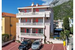 Appartementen Podest - Baška Voda Appartement 5 – A5 foto 1