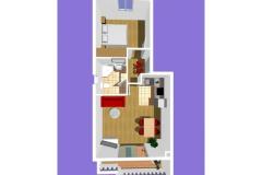 Appartementen Podest - Baška Voda Appartement 5 – A5 foto 3