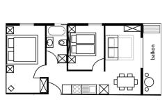 Appartementen Tilda Appartement 2 – Tilda7 4+2 foto 2