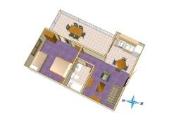 Appartementen Parun Appartement 1 – 1. A3+2 foto 5