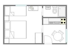 Appartementen Martinovka Appartement 2 – A2 (2+1) foto 1