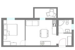 Appartementen Martinovka Appartement 4 – A4 (2+2) foto 4