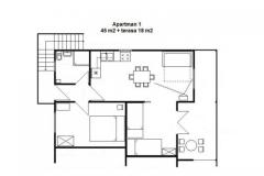 Appartementen Mira Appartement 1 – Apartman 1 foto 1