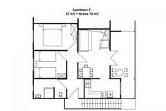 Appartementen Mira Appartement 2 – Apartman 2 foto 1
