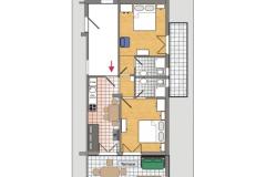 Appartementen Dora Appartement 1 – A4 foto 3