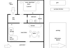 Appartementen Živana Žaborić  Appartement 1 – House 2+2 foto 1