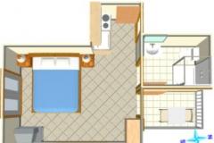 Appartement Huis  Klaričić Appartement 2 – Studio foto 1