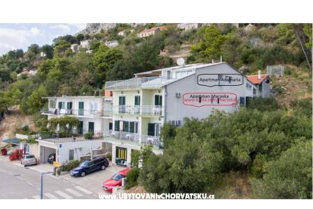 Appartementen Maraska i Anamaria Brela Kroatië