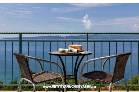 View blue apartments Brela Kroatië