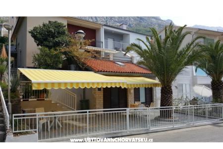 Huis Pokoje Kamer Villa Sodan Brela Kroatië