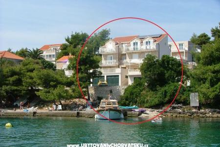 Appartementen Šanko Milina Lumbarda - Korcula Kroatië