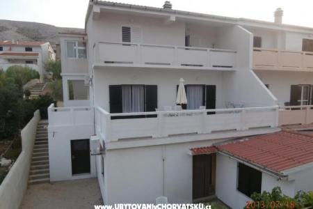 Appartementen Vinko eiland Pag Kroatië