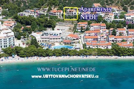 Appartementen NEDE Tucepi Kroatië