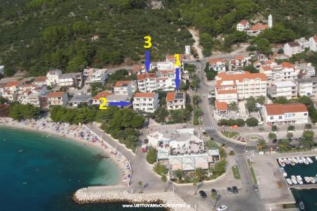 Appartementen Ševelj Tucepi Kroatië