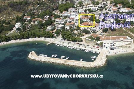 Appartementen Brajkovic Zivogosce Kroatië