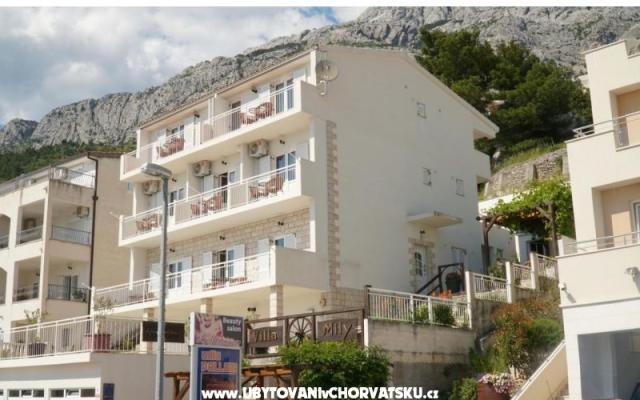 Willa Mily – Accommodatie Baska Voda Kroatië