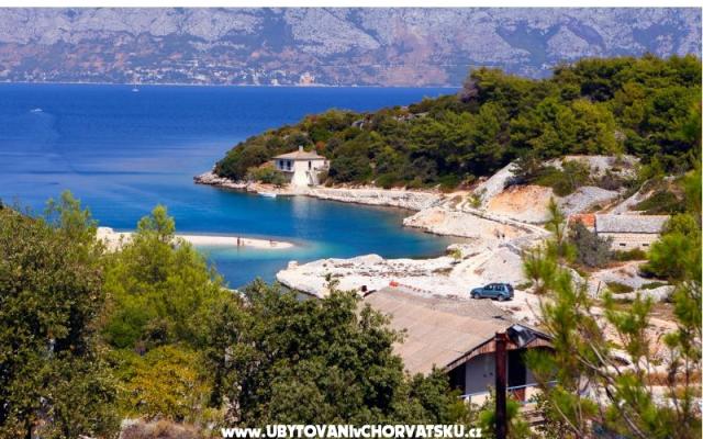 Vakantiehuis Doda uvala Tičja Luka – Accommodatie eiland Brac Kroatië