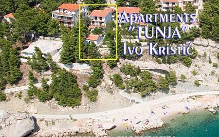 Appartement Villa Tunja – Accommodatie Brela Kroatië