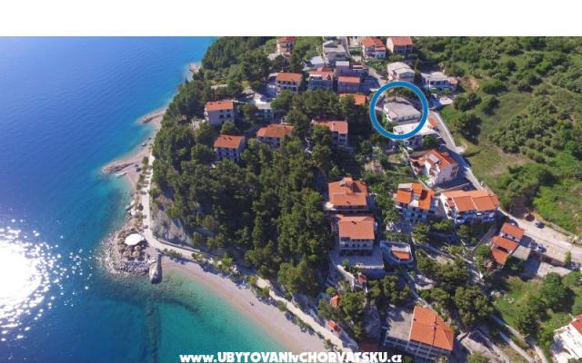 Appartementen Hrvoje – Accommodatie Brela Kroatië