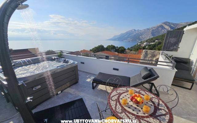 Appartementen Panorama – Accommodatie Brela Kroatië