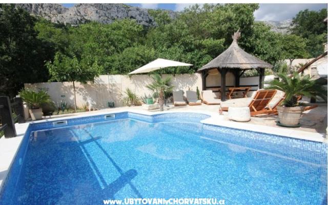 Stone Brela- swimming pool, grill – Accommodatie Brela Kroatië