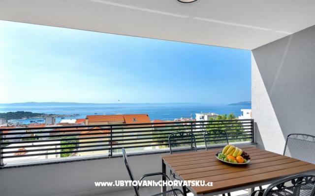 Luxury Appartementen + beach parking – Accommodatie Makarska Kroatië