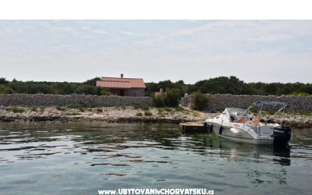 Robinzon house Kornati-Gangaro – Accommodatie eiland Murter Kroatië