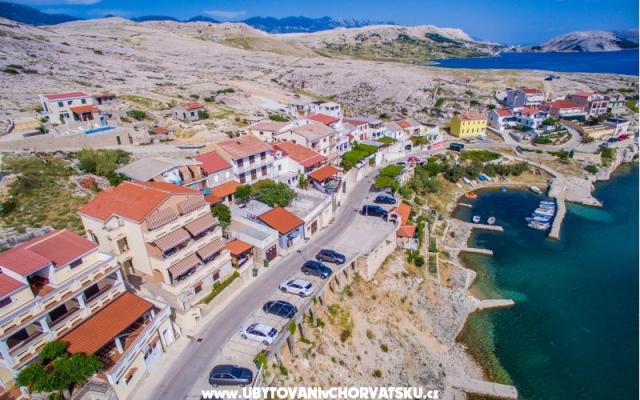 Appartementen Komešić – Accommodatie Novalja - Pag Kroatië