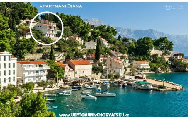 Appartementen Diana – Accommodatie Omis Kroatië