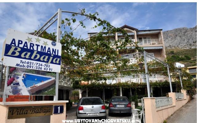Appartementen Babaja – Accommodatie Omis Kroatië