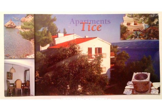 Appartementen Tice – Accommodatie Omis Kroatië