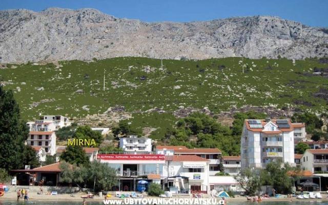 Appartementen Mirna – Accommodatie Omis Kroatië