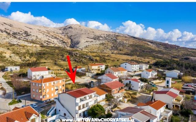Appartementen Filip – Accommodatie eiland Pag Kroatië
