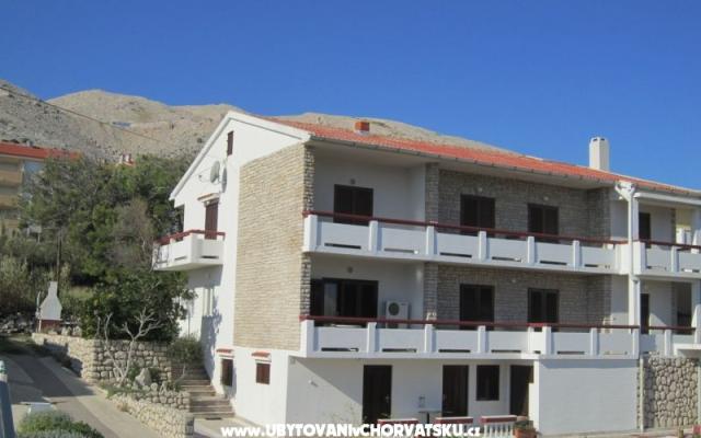Appartementen Mediteran Pag – Accommodatie eiland Pag Kroatië