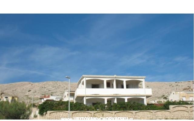 Appartementen Vera – Accommodatie eiland Pag Kroatië