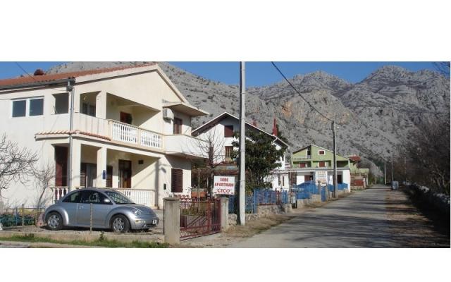 Appartementen Ćićo – Accommodatie Starigrad Paklenica Kroatië