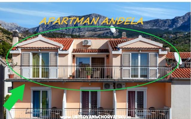 Appartement Anđela – Accommodatie Podgora Kroatië