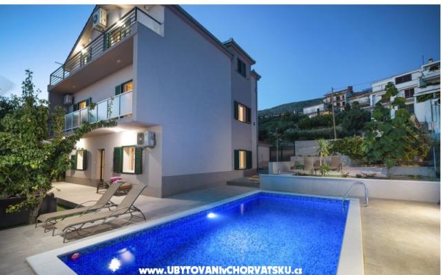 Appartementen s bazenom Cvita/Podstrana – Accommodatie Podstrana Kroatië