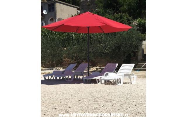 Appartement op het strand – Accommodatie Podstrana Kroatië