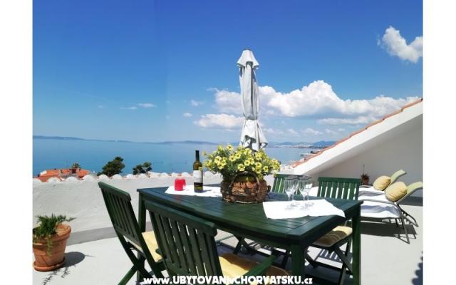 G- attic apartman – Accommodatie Podstrana Kroatië