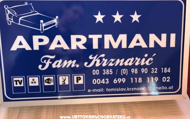 Appartementen Krznaric – Accommodatie eiland Vir Kroatië